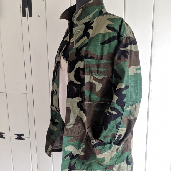 Camo "Boyfriend" Shacket M - Picture 6 of 12